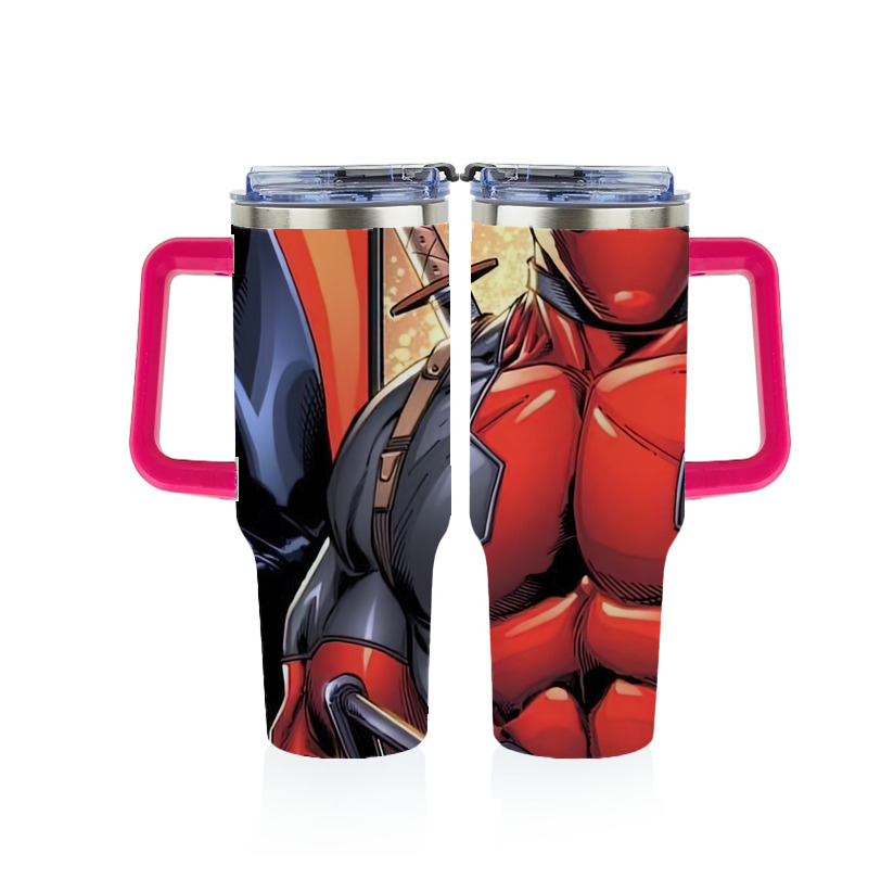 （画像用） Deadpool デッドプール 1200ｍLフルプリント車用タンブラー